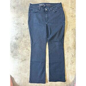 Lee Modern Series Jeans Womens 8 Curvy Fit Bootcut Black Stretch Denim